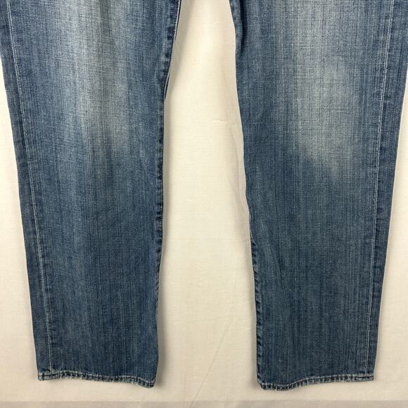 Lucky Brand 363 Vintage Straight Leg Blue Denim Jeans Men's Size 34x32 - Picture 3 of 12